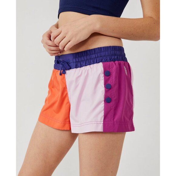 FP Movement by Free People Pants - FP MOVEMENT Invigorate Colorblock Shorts / Persimmon Combo